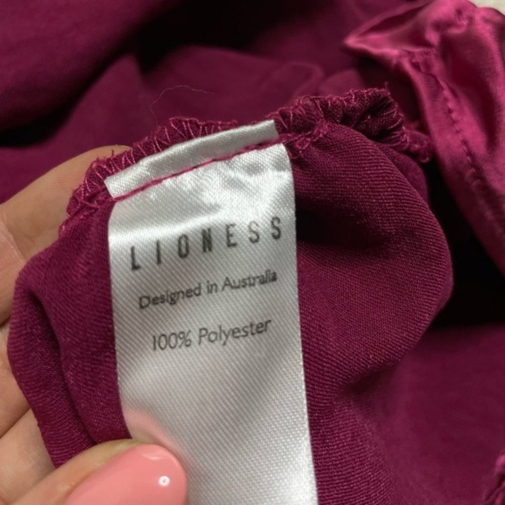 Lioness Wild Wild West Pink Satin Mini Dress XXS - Picture 4 of 5